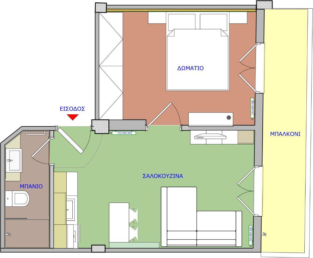 Beourguest#1 Bright Central Suite Thessaloniki Exterior foto
